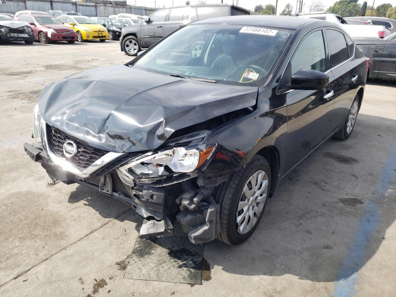 Photo 2 from auction – 2016 NISSAN SENTRA S with VIN 3N1AB7AP4GY225320