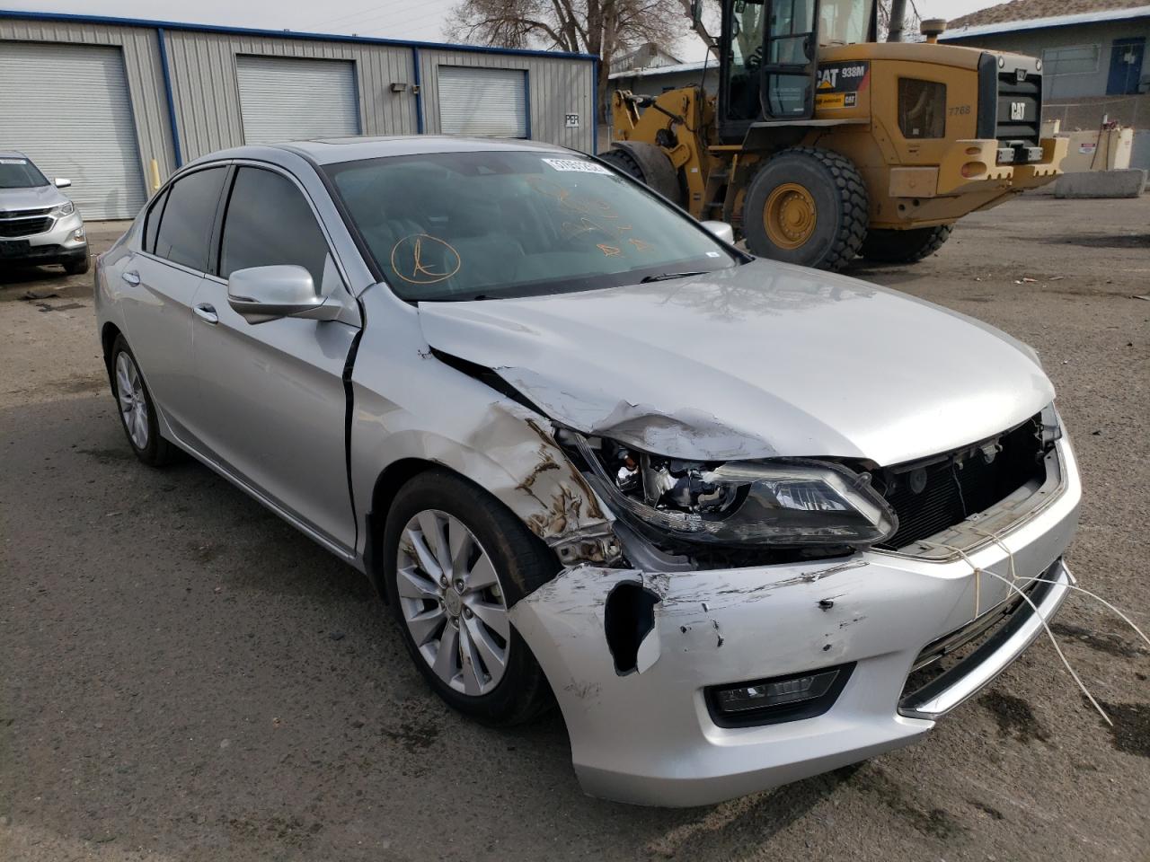 HONDA ACCORD EXL 2014 with VIN 1HGCR3F85EA025478 - Photo from auction
