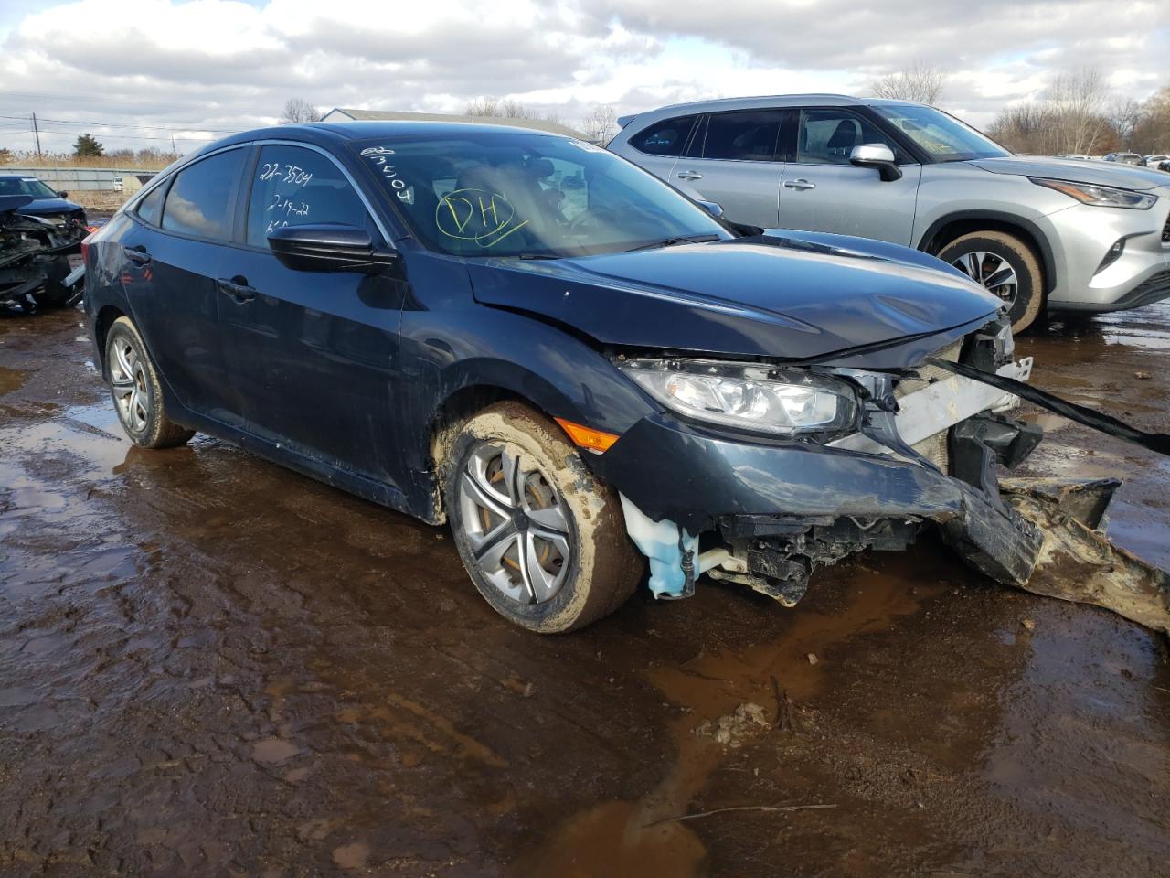HONDA CIVIC LX 2017 with VIN 19XFC2F59HE053606 - Photo from auction
