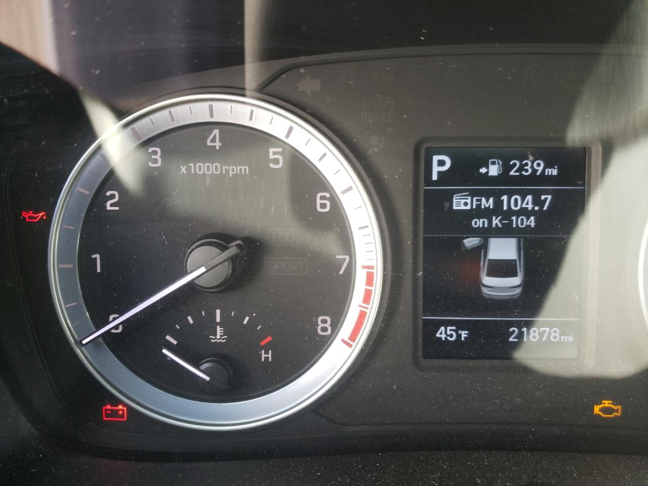 Photo 8 from auction – 2019 HYUNDAI SONATA SE with VIN 5NPE24AF1KH819633