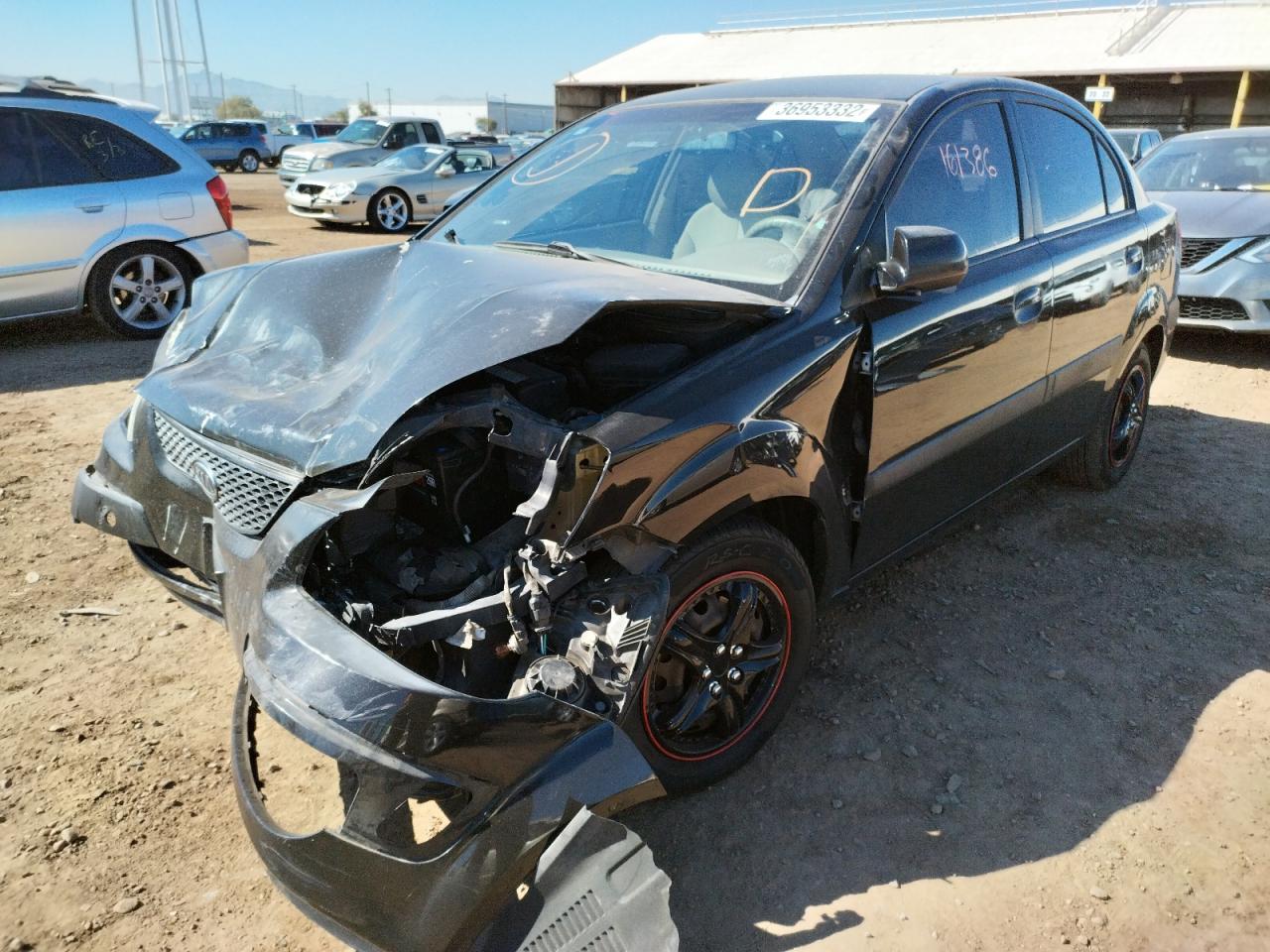 Photo 2 from auction – 2006 KIA RIO with VIN KNADE123166076720