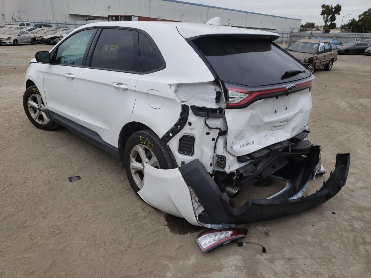 Photo 3 from auction – 2015 FORD EDGE SE with VIN 2FMTK3G9XFBC35148