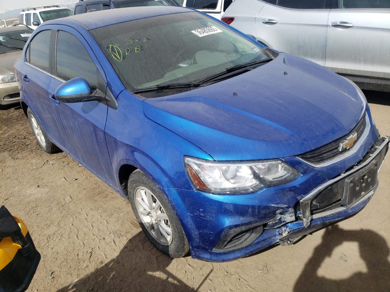 CHEVROLET SONIC LT 2018 with VIN 1G1JD5SH4J4121495 - Photo from auction