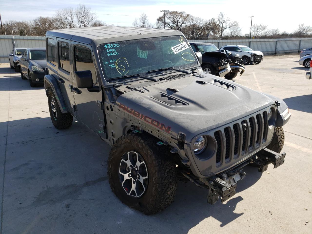 JEEP WRANGLER U 2021 with VIN 1C4JJXFM2MW658345 - Photo from auction