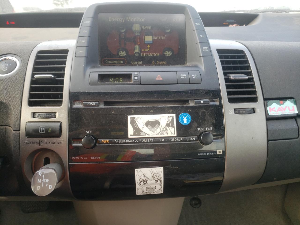 Photo 9 from auction – 2008 TOYOTA PRIUS with VIN JTDKB20U183402797