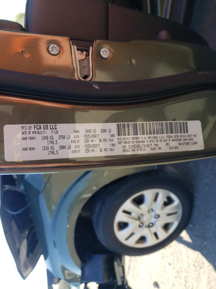 Photo 10 from auction – 2018 DODGE JOURNEY SE with VIN 3C4PDCAB2JT443677