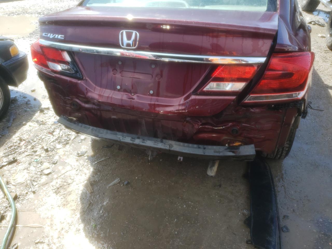 Photo 9 from auction – 2014 HONDA CIVIC LX with VIN 2HGFB2F55EH532299