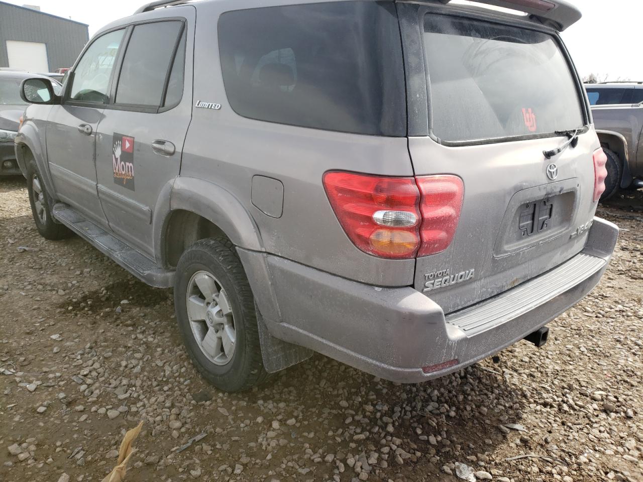 Photo 3 from auction – 2002 TOYOTA SEQUOIA LI with VIN 5TDBT48A52S068900