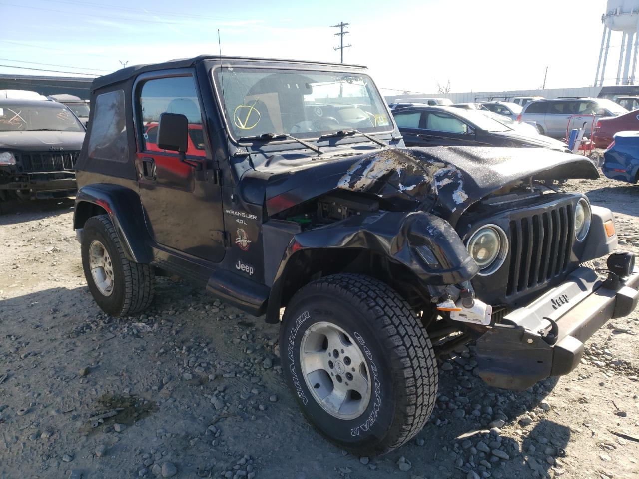 JEEP WRANGLER / 2000 with VIN 1J4FA59S5YP758700 - Photo from auction