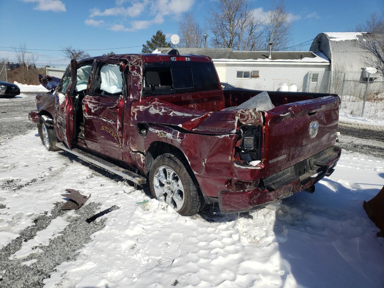 Photo 3 from auction – 2021 RAM 1500 BIG H with VIN 1C6SRFFTXMN654295
