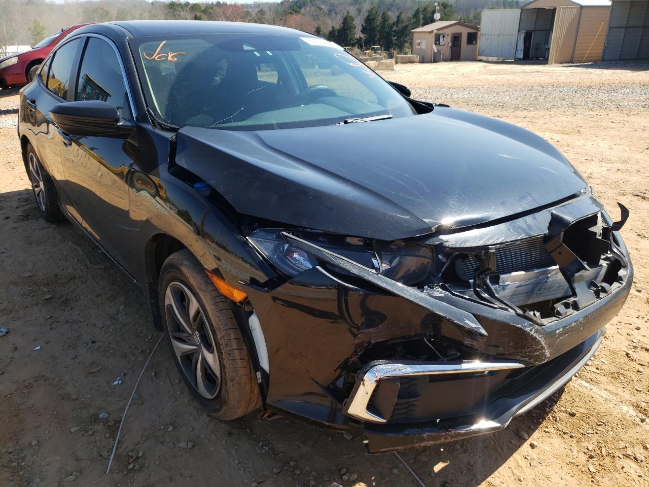 Photo 1 from auction – 2019 HONDA CIVIC LX with VIN 19XFC2F68KE034951
