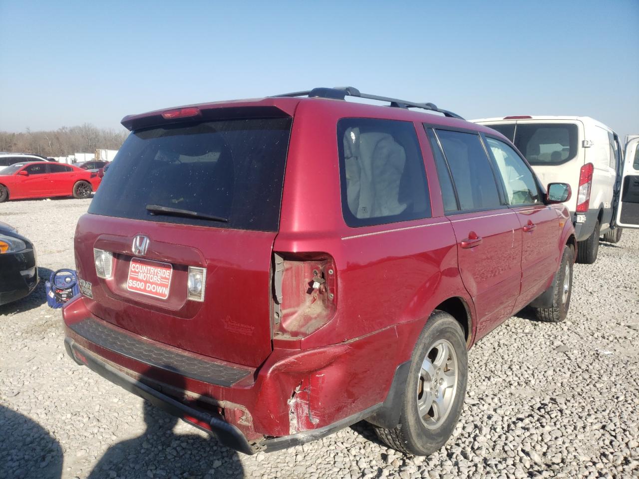 Photo 4 from auction – 2006 HONDA PILOT EX with VIN 5FNYF28686B024692