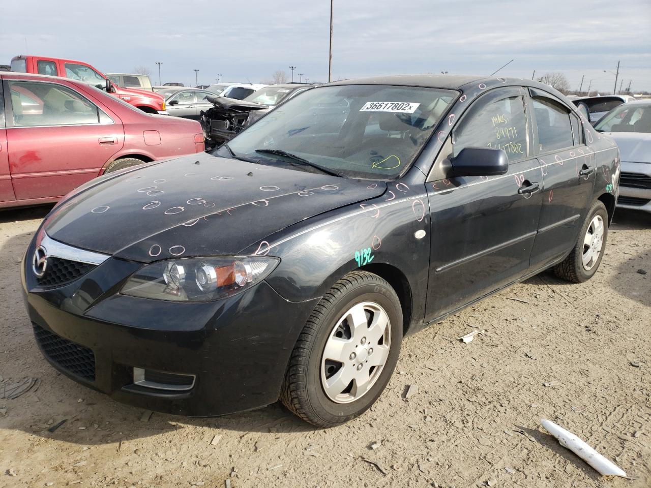 Photo 2 from auction – 2008 MAZDA 3 I with VIN JM1BK12F681819935