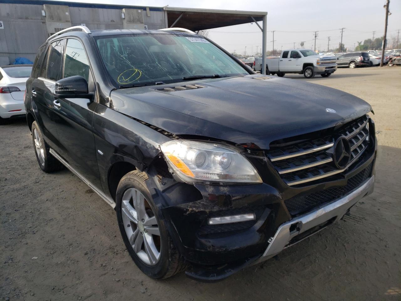 MERCEDES-BENZ ML 350 BLU 2012 with VIN 4JGDA2EB5CA024499 - Photo from auction