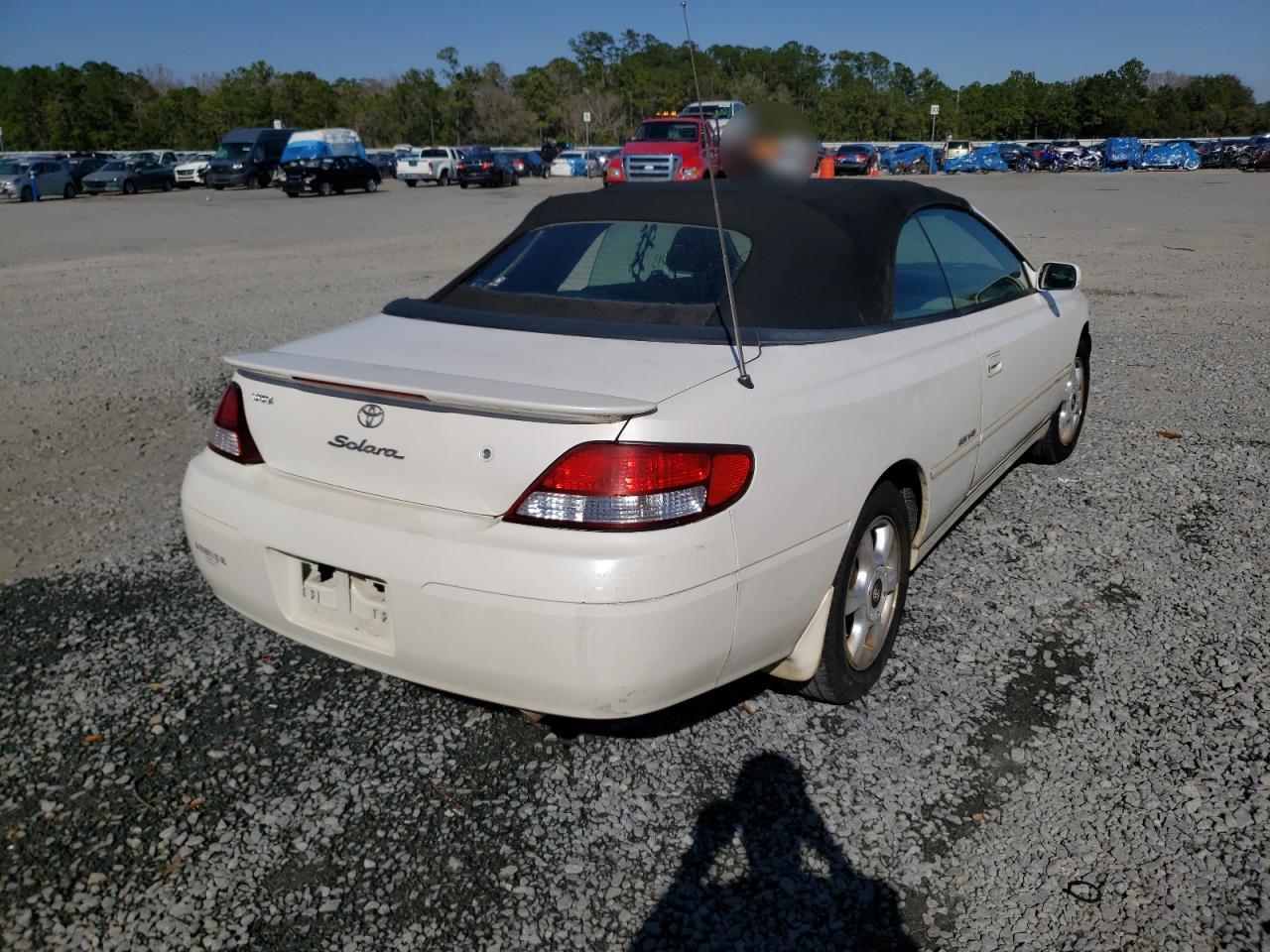 Photo 4 from auction – 2000 TOYOTA CAMRY SOLA with VIN 2T1FF22P7YC387971