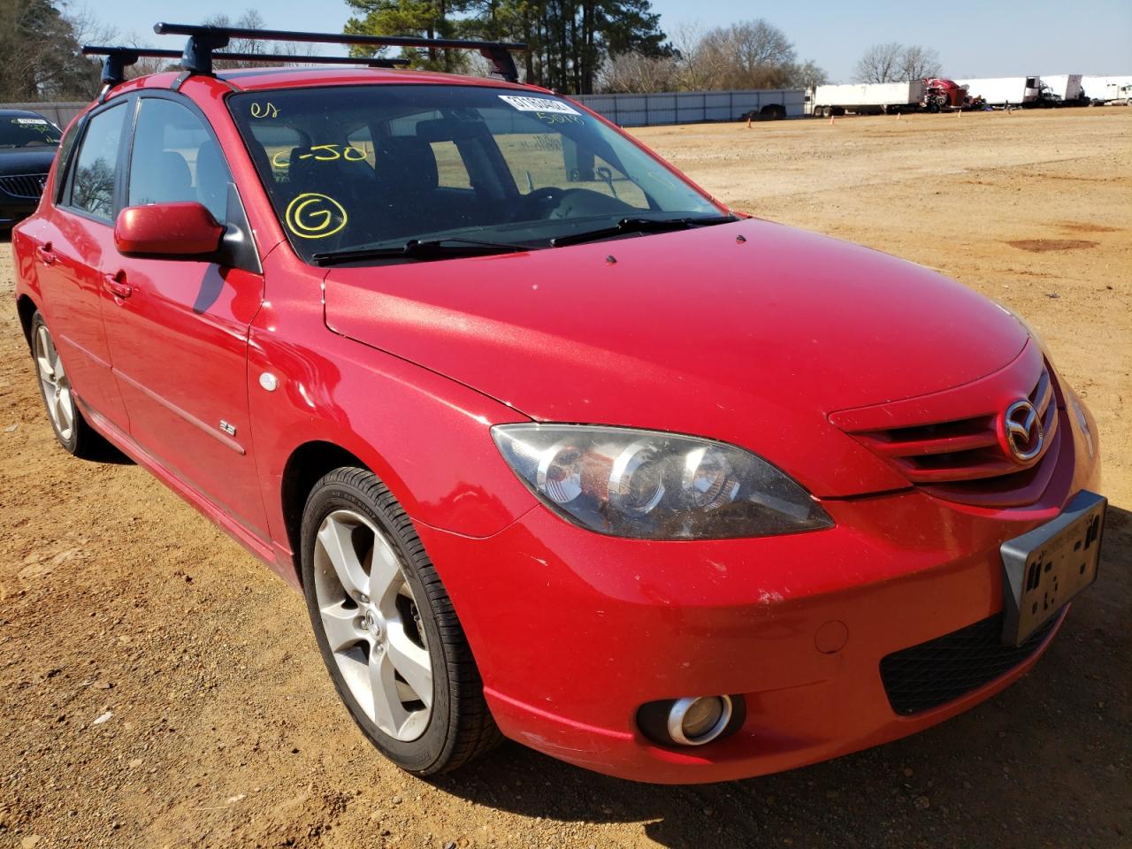 MAZDA 3 HATCHBAC 2006 with VIN JM1BK143161455018 - Photo from auction