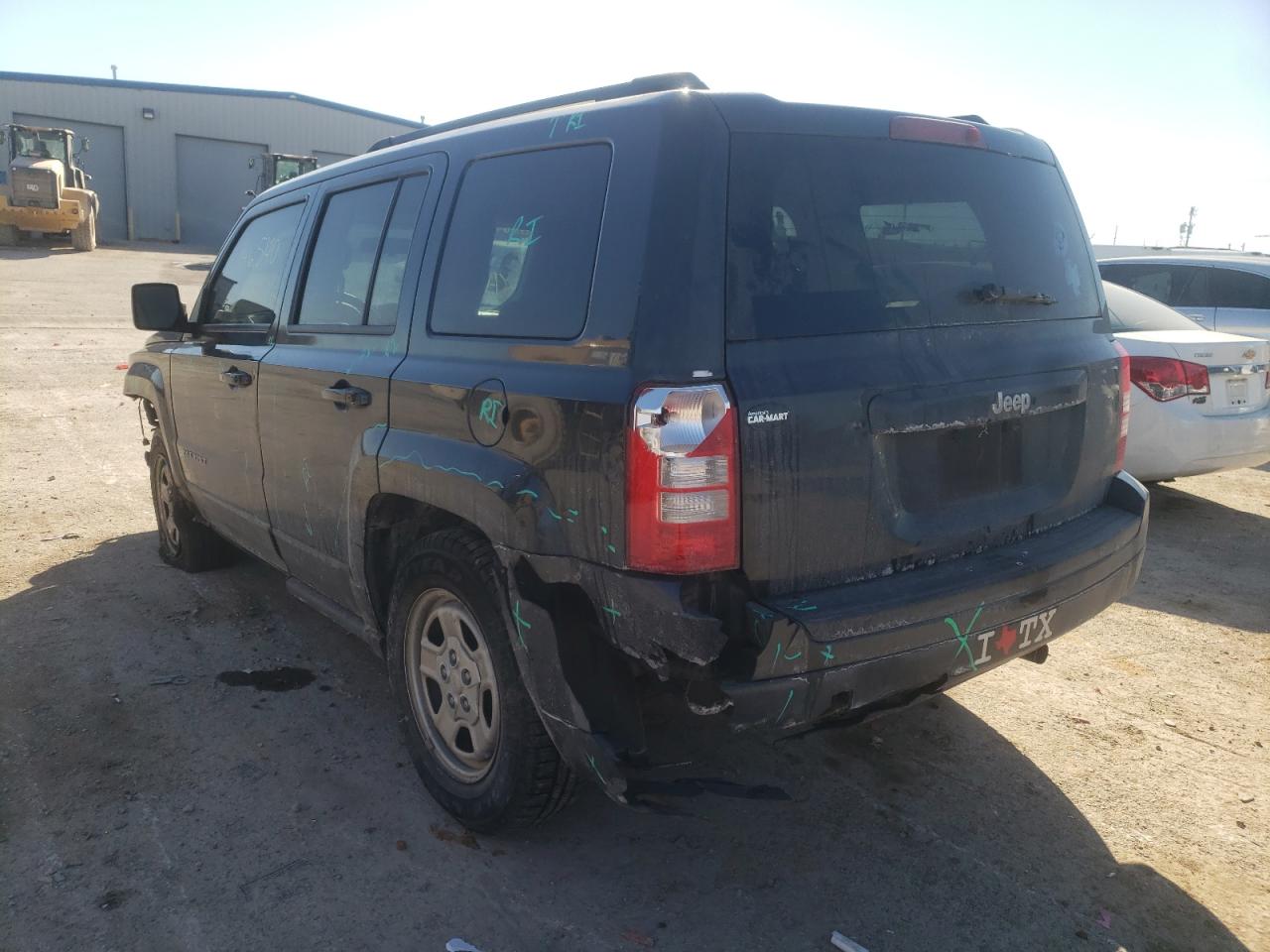 Photo 3 from auction – 2015 JEEP PATRIOT SP with VIN 1C4NJPBB9FD318064