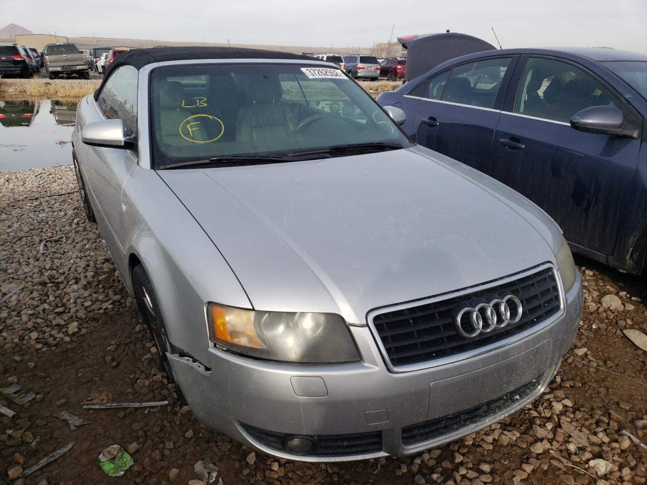 AUDI A4 1.8 CAB 2003 with VIN WAUAC48HX3K029699 - Photo from auction