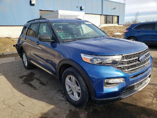 FORD EXPLORER X 2021 with VIN 1FMSK8DH6MGA29271 - Photo from auction