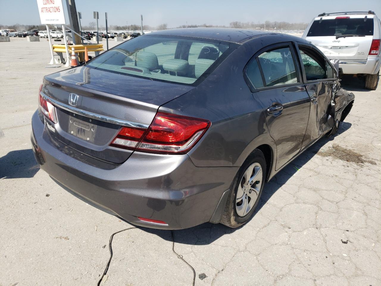 Photo 4 from auction – 2014 HONDA CIVIC LX with VIN 19XFB2F50EE019486