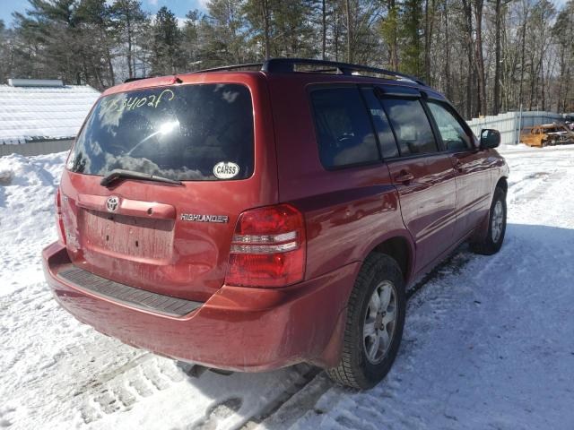 Photo 4 from auction – 2003 TOYOTA HIGHLANDER with VIN JTEHF21A930105074