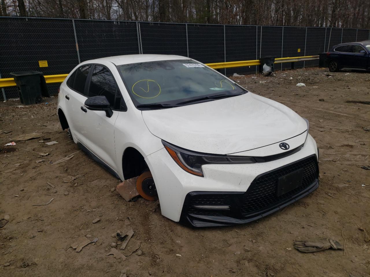 Photo 1 from auction – 2021 TOYOTA COROLLA SE with VIN 5YFS4MCE4MP086890