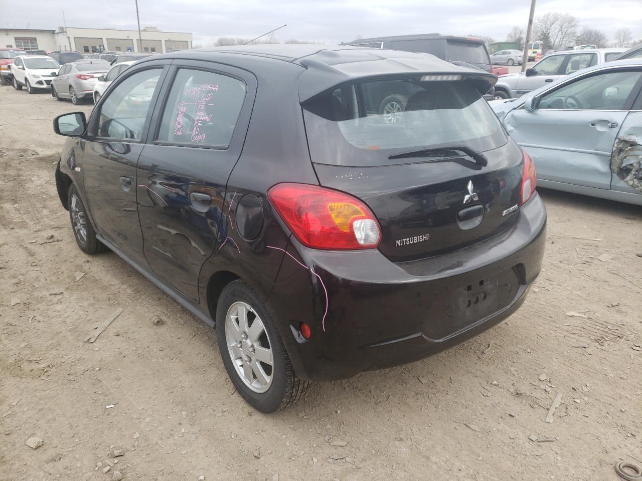 Photo 3 from auction – 2014 MITSUBISHI MIRAGE ES with VIN ML32A4HJ2EH016657