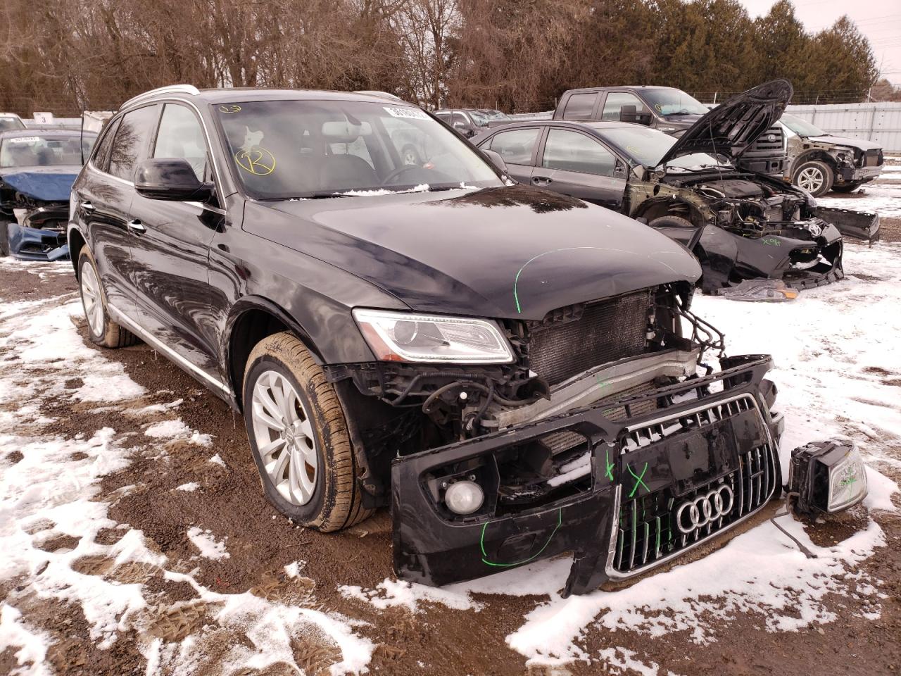 AUDI Q5 PREMIUM 2015 with VIN WA1LFCFP8FA115041 - Photo from auction