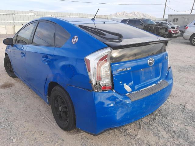 Photo 3 from auction – 2012 TOYOTA PRIUS with VIN JTDKN3DU7C1550884