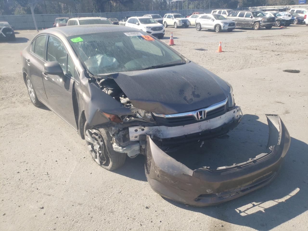 HONDA CIVIC LX 2012 with VIN 19XFB2F56CE041862 - Photo from auction