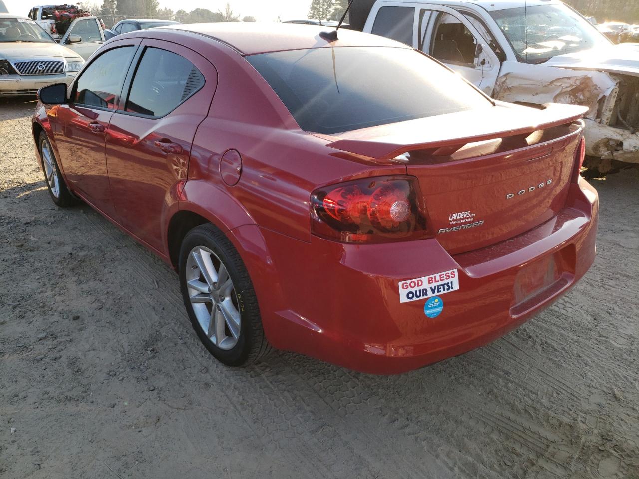 Photo 3 from auction – 2012 DODGE AVENGER SX with VIN 1C3CDZEG5CN133764
