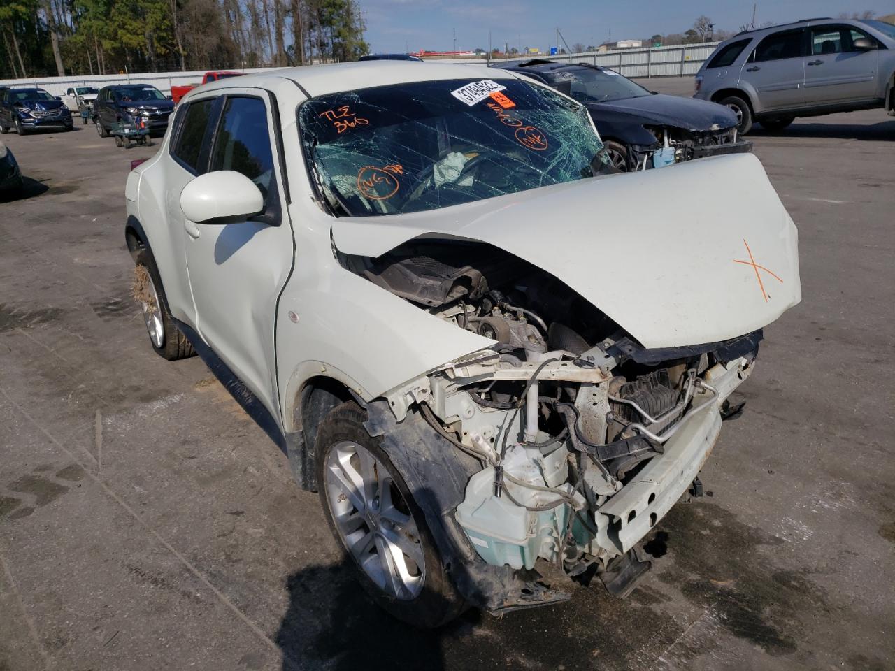 NISSAN JUKE S 2012 with VIN JN8AF5MR5CT111711 - Photo from auction