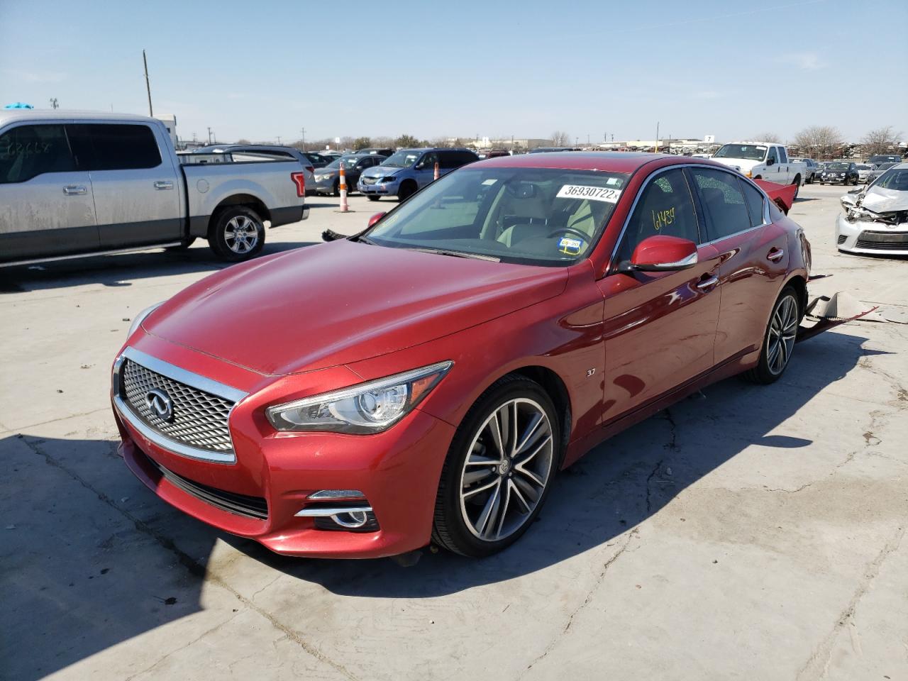 Photo 2 from auction – 2015 INFINITI Q50 BASE with VIN JN1BV7AP0FM337500