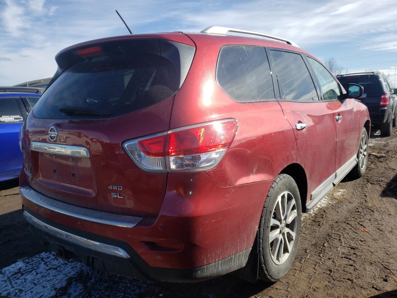 Photo 4 from auction – 2014 NISSAN PATHFINDER with VIN 5N1AR2MMXEC600772