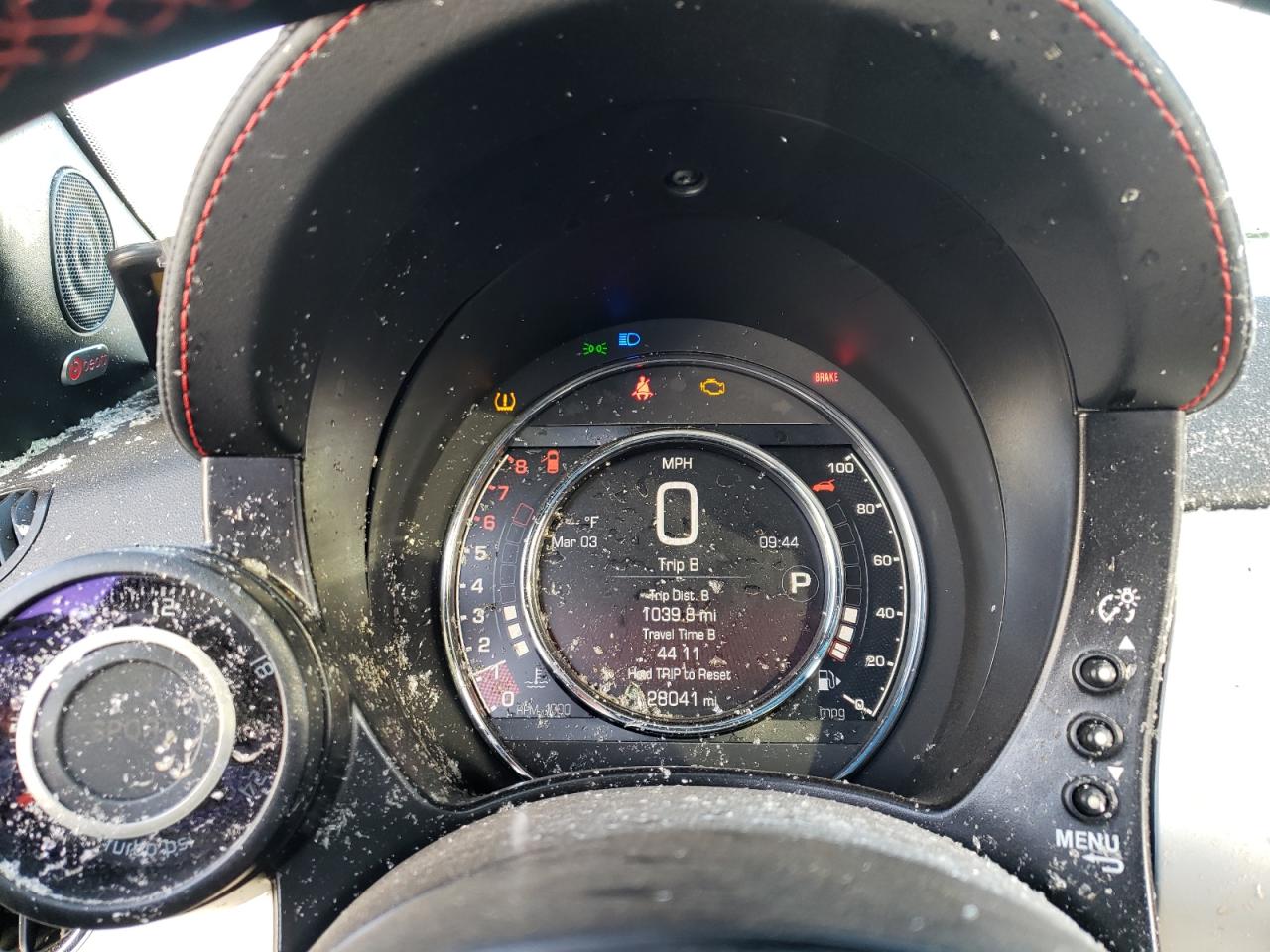 Photo 8 from auction – 2019 FIAT 500 ABARTH with VIN 3C3CFFFH2KT744138