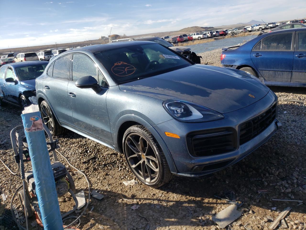 PORSCHE CAYENNE CO 2020 with VIN WP1BA2AY2LDA46768 - Photo from auction
