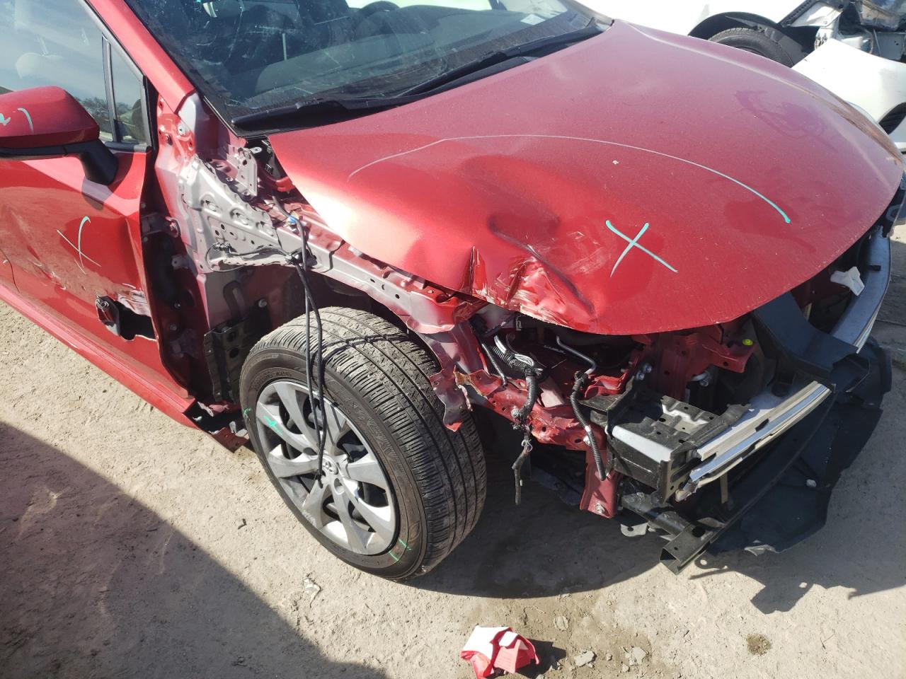Photo 9 from auction – 2021 TOYOTA COROLLA LE with VIN JTDEPMAE9MJ166097