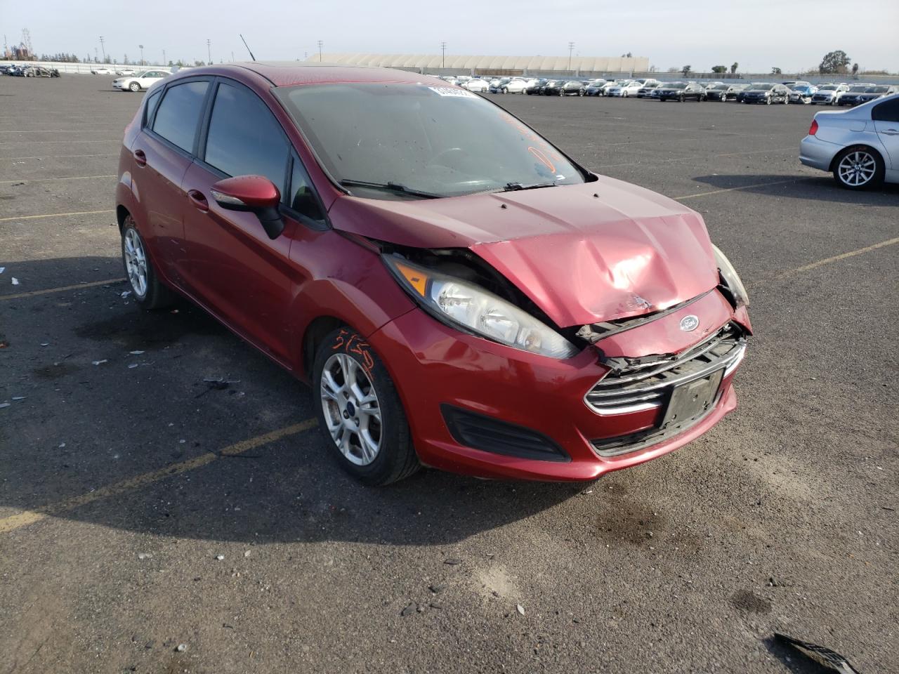 FORD FIESTA SE 2016 with VIN 3FADP4EJ7GM166423 - Photo from auction