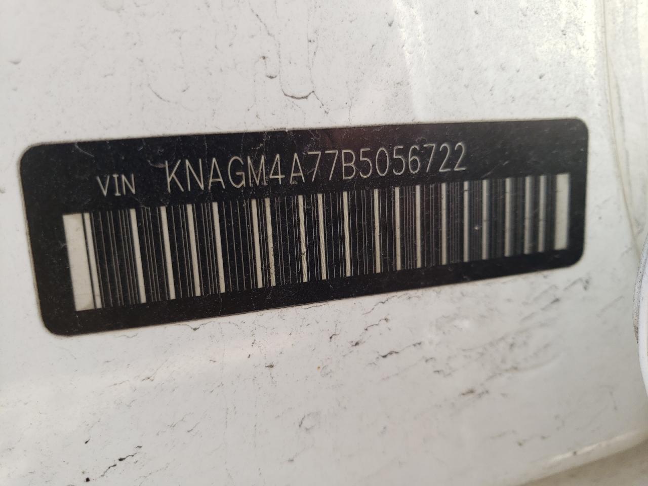 Photo 10 from auction – 2011 KIA OPTIMA LX with VIN KNAGM4A77B5056722