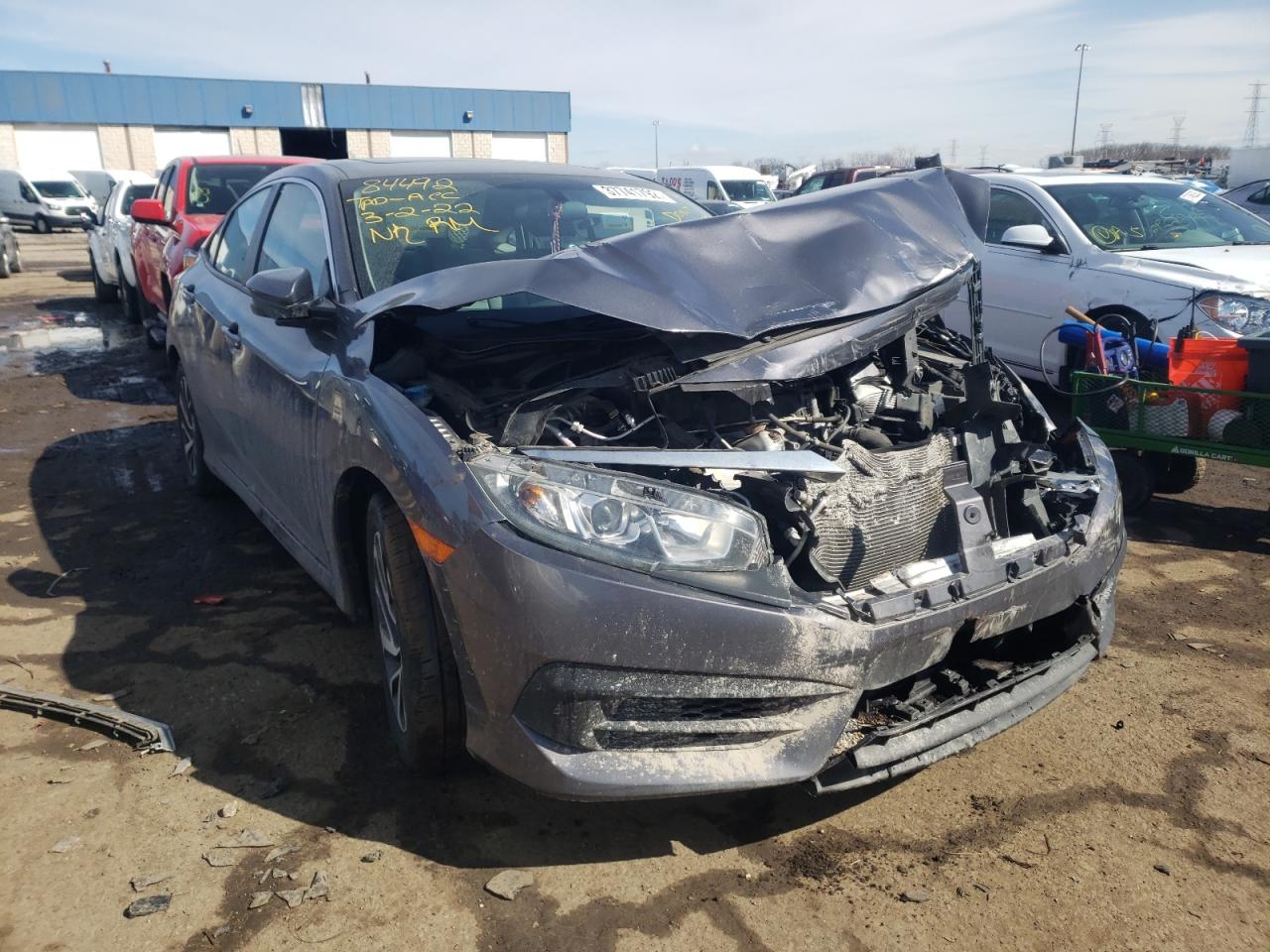 HONDA CIVIC EX 2016 with VIN 19XFC2F72GE039644 - Photo from auction