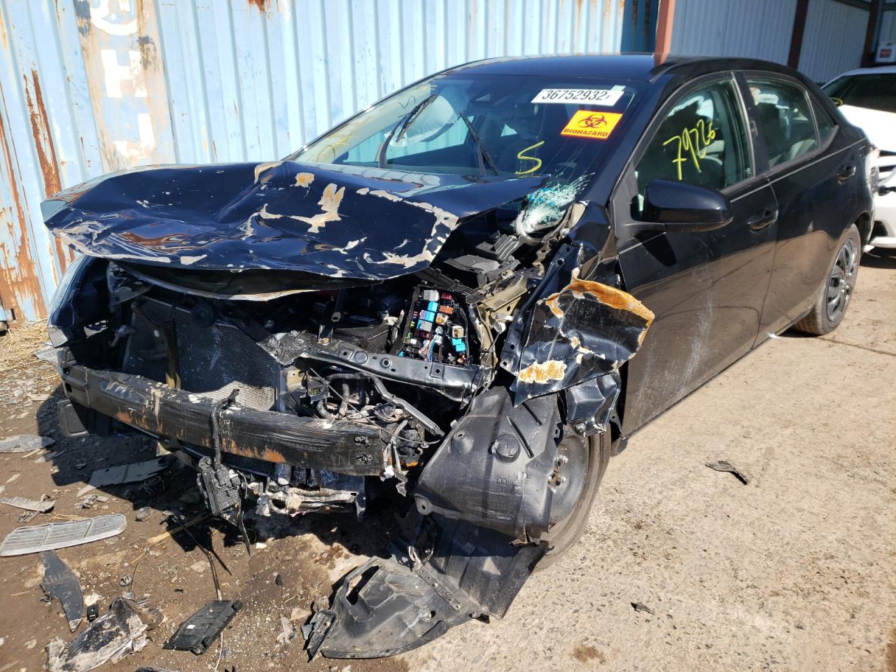 Photo 2 from auction – 2017 TOYOTA COROLLA L with VIN 2T1BURHE9HC951607