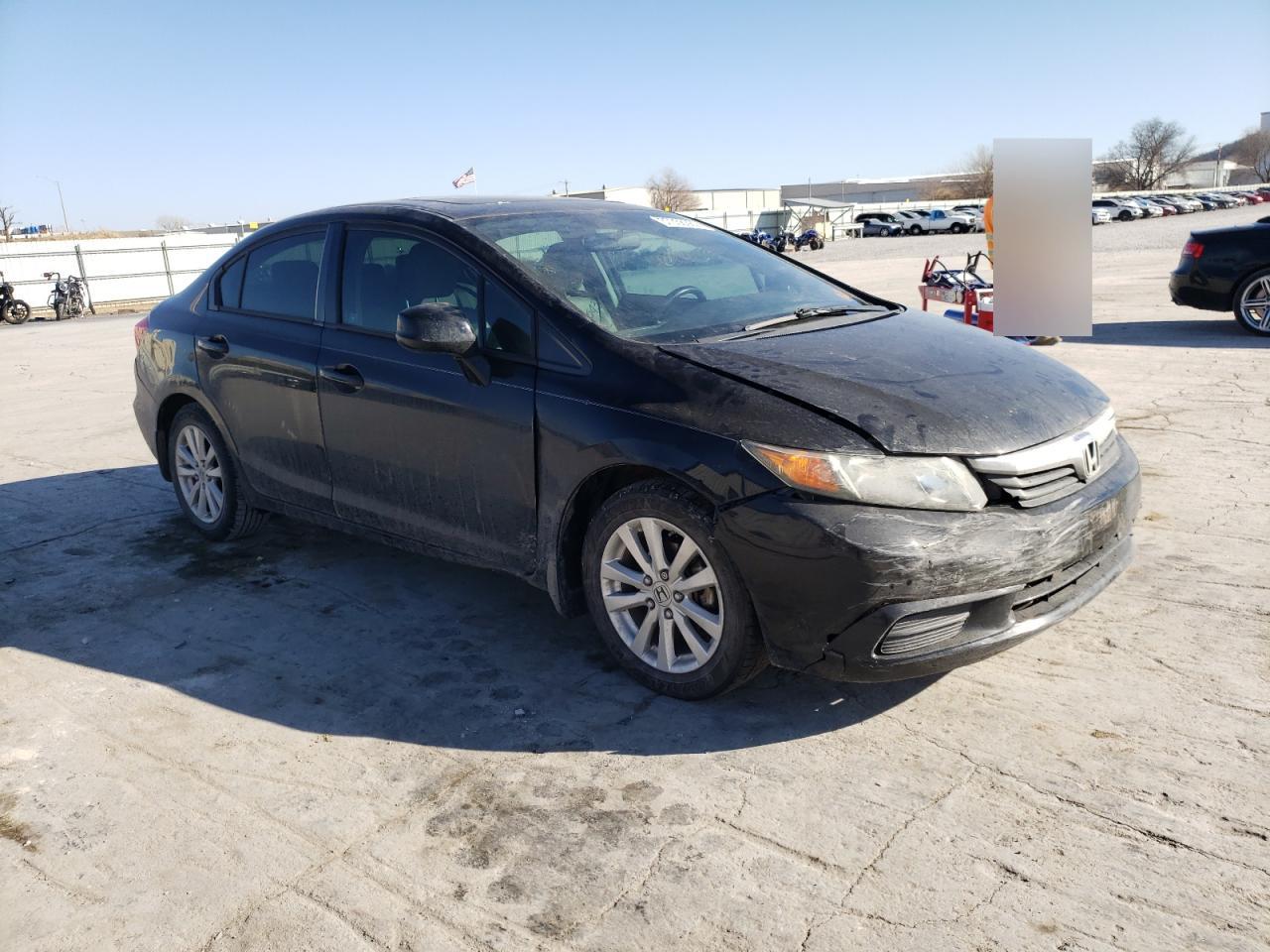 HONDA CIVIC EXL 2012 with VIN 2HGFB2F96CH505368 - Photo from auction