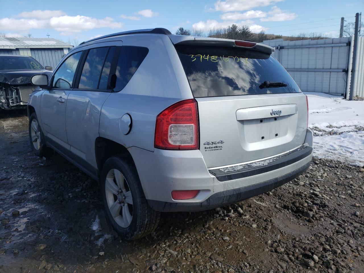 Photo 3 from auction – 2011 JEEP COMPASS SP with VIN 1J4NF1FB5BD164935