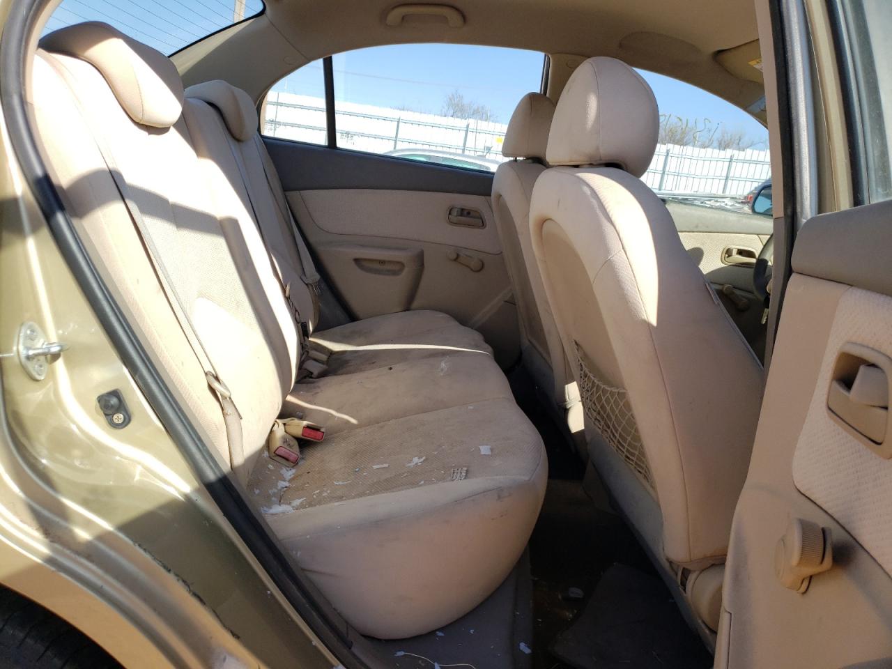 Photo 6 from auction – 2009 KIA RIO BASE with VIN KNADE223796459135