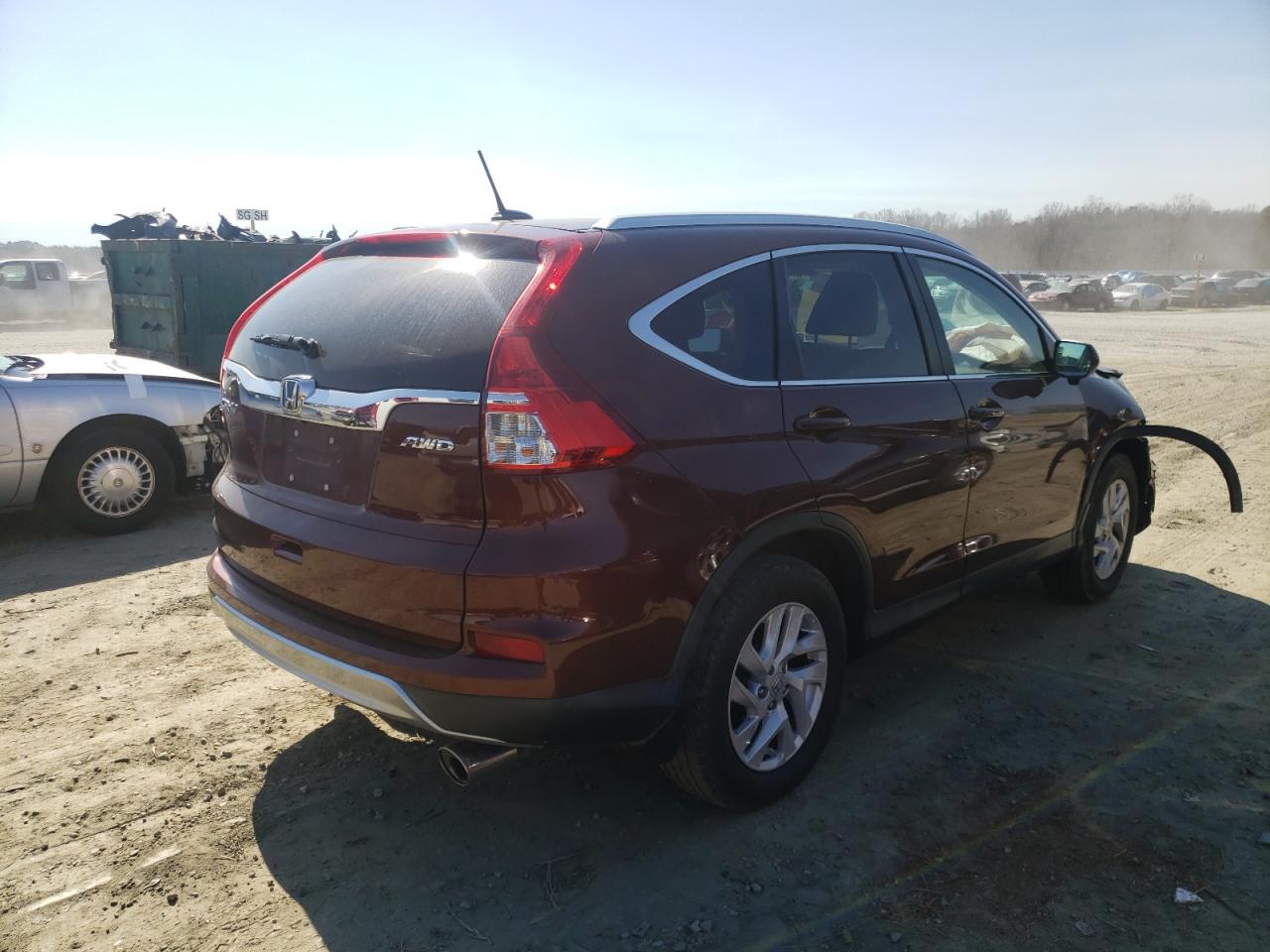 Photo 4 from auction – 2015 HONDA CR-V EXL with VIN 2HKRM4H76FH708107