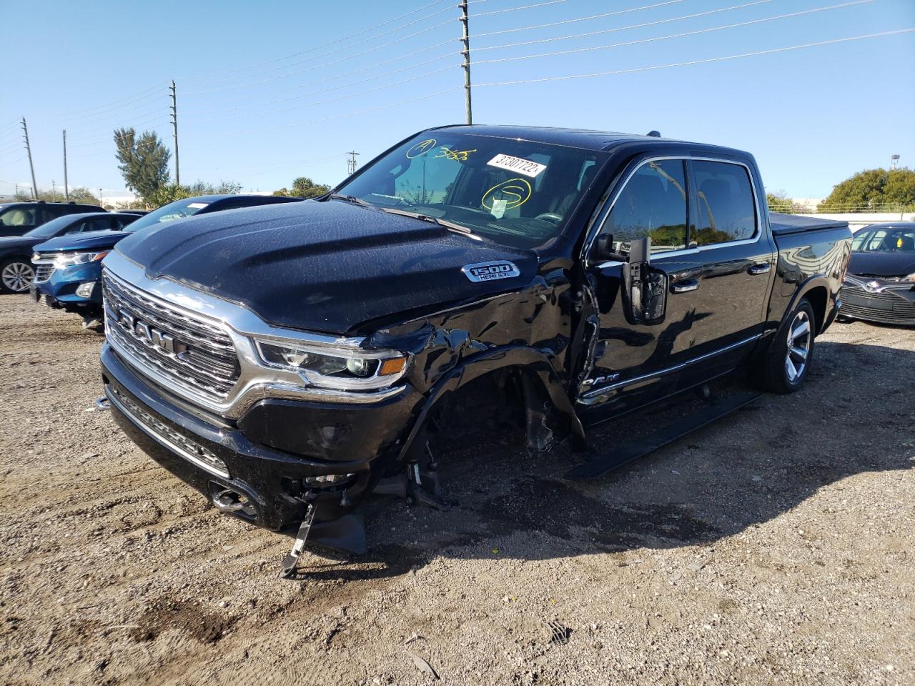 Photo 2 from auction – 2021 RAM 1500 LIMIT with VIN 1C6SRFHT6MN597526
