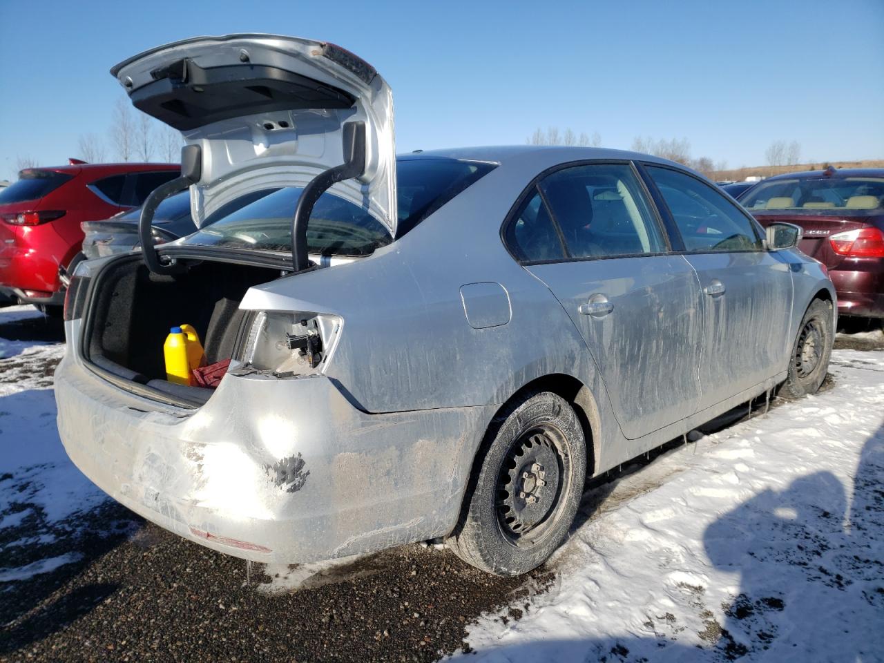 Photo 4 from auction – 2014 VOLKSWAGEN JETTA BASE with VIN 3VW2K7AJ6EM251562