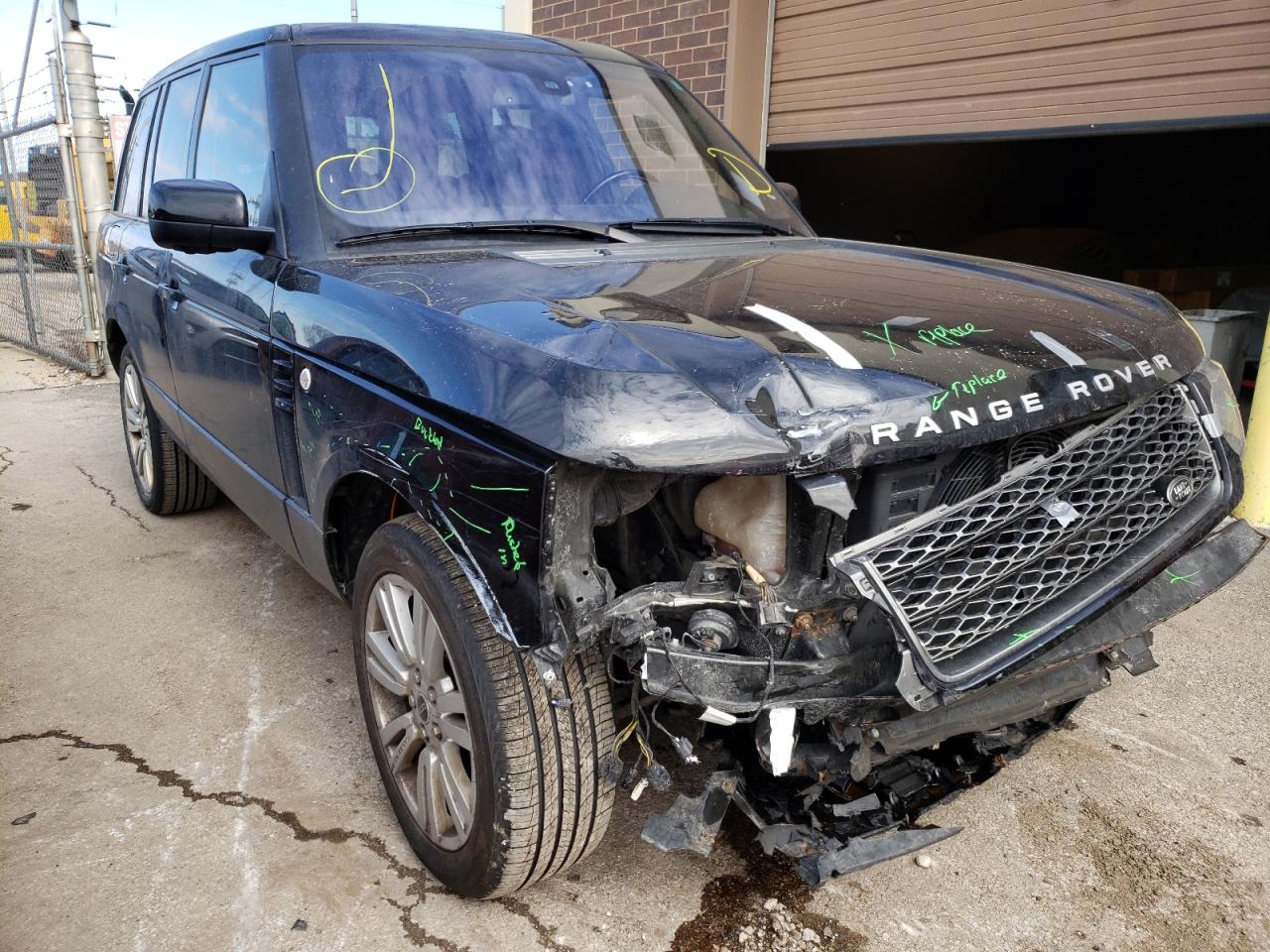 LAND ROVER RANGE ROVE 2012 with VIN SALMF1D41CA384798 - Photo from auction