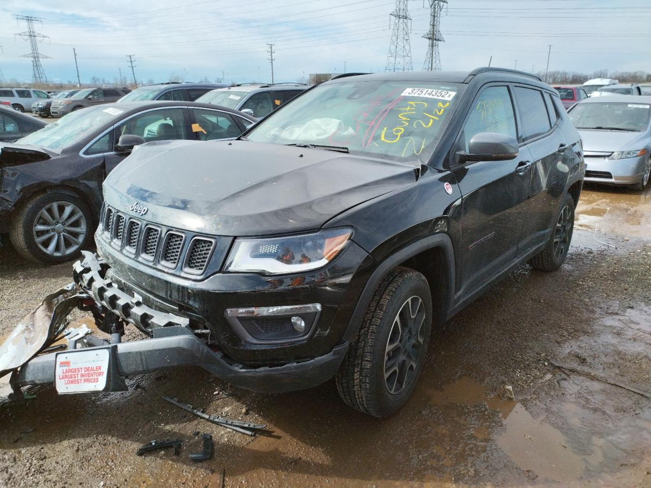 Foto 2 de la subasta – 2020 JEEP COMPASS TR con VIN 3C4NJDDBXLT244610