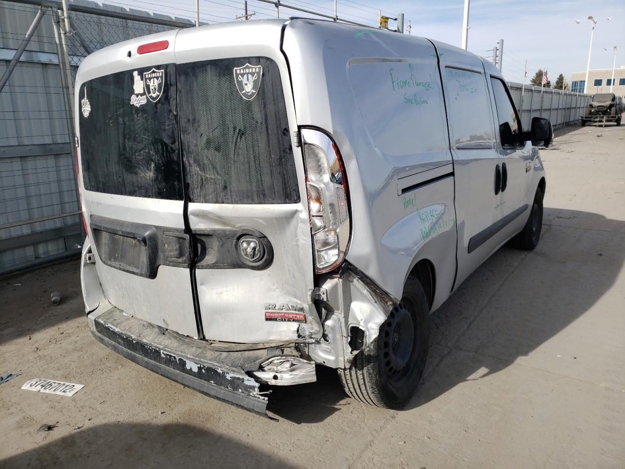 Photo 4 from auction – 2015 RAM PROMASTER with VIN ZFBERFBT9F6A06445